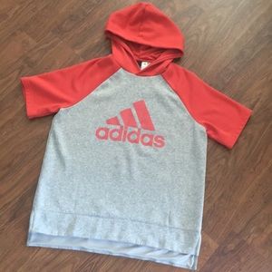NWOT Adidas Short Sleeve Hoodie